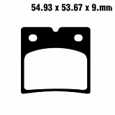 Колодки тормозные EBC FA696HH