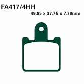 Колодки тормозные EBC GPFAX417/4HH