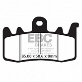Колодки тормозные EBC GPFAX630HH