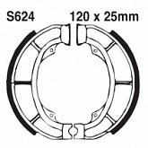 Колодки тормозные EBC S624G