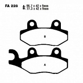 Колодки тормозные EBC SFA228