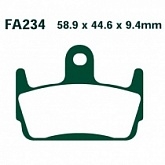 Колодки тормозные EBC SFA234