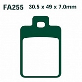 Колодки тормозные EBC SFA255