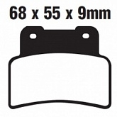 Колодки тормозные EBC SFA432HH 