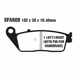 Колодки тормозные EBC SFA608HH