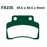 Колодки тормозные EBC SFAC235 