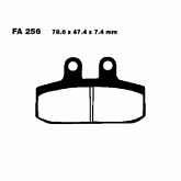 Колодки тормозные EBC SFAC256 