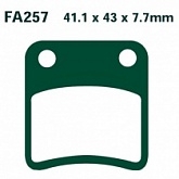 Колодки тормозные EBC SFAC257