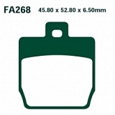 Колодки тормозные EBC SFAC268