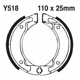 Колодки тормозные EBC Y518G