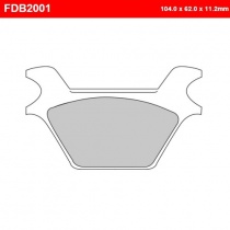 Колодки тормозные Ferodo FDB2001P