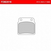 Колодки тормозные Ferodo FDB2016SG