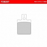 Колодки тормозные Ferodo FDB207P