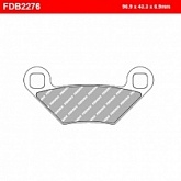 Колодки тормозные Ferodo FDB2276SG
