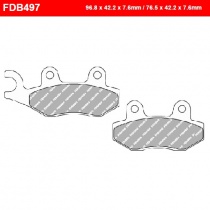 Колодки тормозные Ferodo FDB497EF