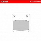 Колодки тормозные Ferodo FDB569P