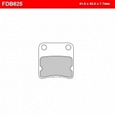 Колодки тормозные Ferodo FDB625EF