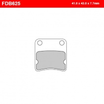 Колодки тормозные Ferodo FDB625EF