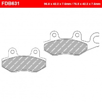 Колодки тормозные Ferodo FDB631EF