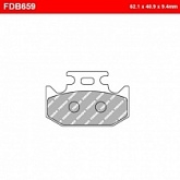 Колодки тормозные Ferodo FDB659P