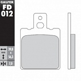 Колодки тормозные Galfer FD012G1371