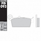 Колодки тормозные Galfer FD093G1054