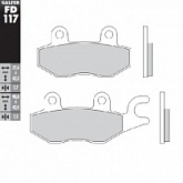 Колодки тормозные Galfer FD117G1050