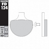 Колодки тормозные Galfer FD124G1054