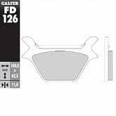 Колодки тормозные Galfer FD126G1054