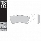 Колодки тормозные Galfer FD164G1396