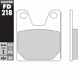 Колодки тормозные Galfer FD218G1651