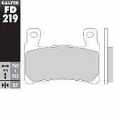 Колодки тормозные Galfer FD219G1375