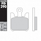 Колодки тормозные Galfer FD290G1370