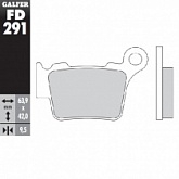 Колодки тормозные Galfer FD291G1396