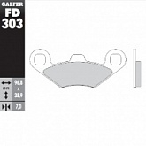 Колодки тормозные Galfer FD303G1397