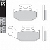 Колодки тормозные Galfer FD318G1397