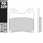 Колодки тормозные Galfer FD329G1054