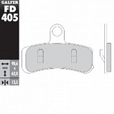 Колодки тормозные Galfer FD405G1370