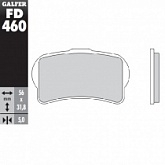 Колодки тормозные Galfer FD460G1805