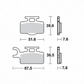 Колодки тормозные Pro-x 37.107202