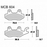 Колодки тормозные TRW Lucas MCB604