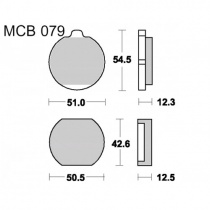 Колодки тормозные TRW Lucas MCB79 