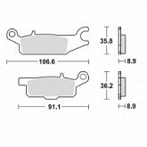 Колодки тормозные TRW Lucas MCB803SI