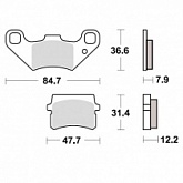 Колодки тормозные TRW Lucas MCB807