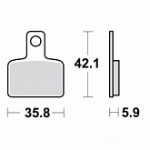 Колодки тормозные TRW Lucas MCB851