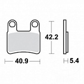 Колодки тормозные TRW Lucas MCB875P