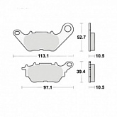 Колодки тормозные TRW Lucas MCB879
