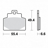 Колодки тормозные TRW Lucas MCB886SRM