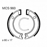 Колодки тормозные TRW Lucas MCS960