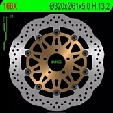 Диск тормозной NG 166X